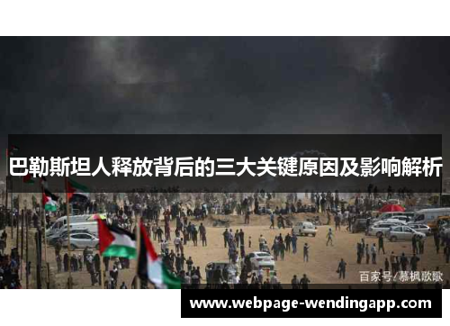 巴勒斯坦人释放背后的三大关键原因及影响解析