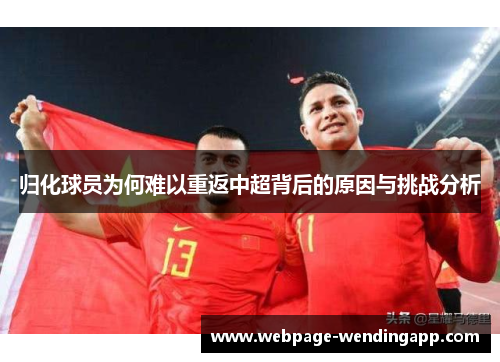归化球员为何难以重返中超背后的原因与挑战分析
