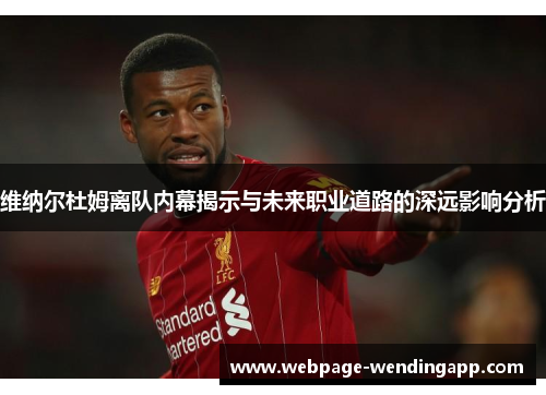 维纳尔杜姆离队内幕揭示与未来职业道路的深远影响分析